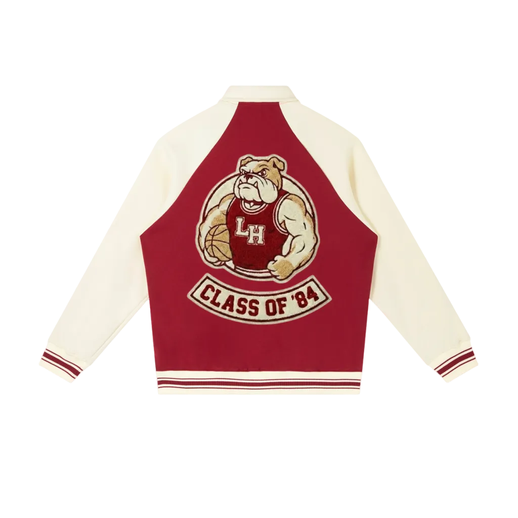 IVL High ‘Class of 84’ Red PITBULLS Varsity Jacket